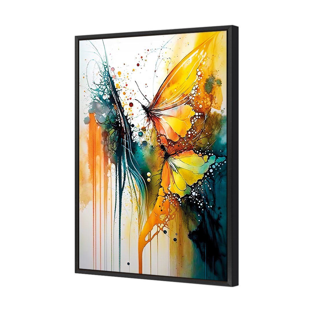 Abstract Butterflies - Wall Art Designs - WB_100600_AR_V CAF_CP - MPY - 260 - M - S - S_45x30_S - 1550 - BLK