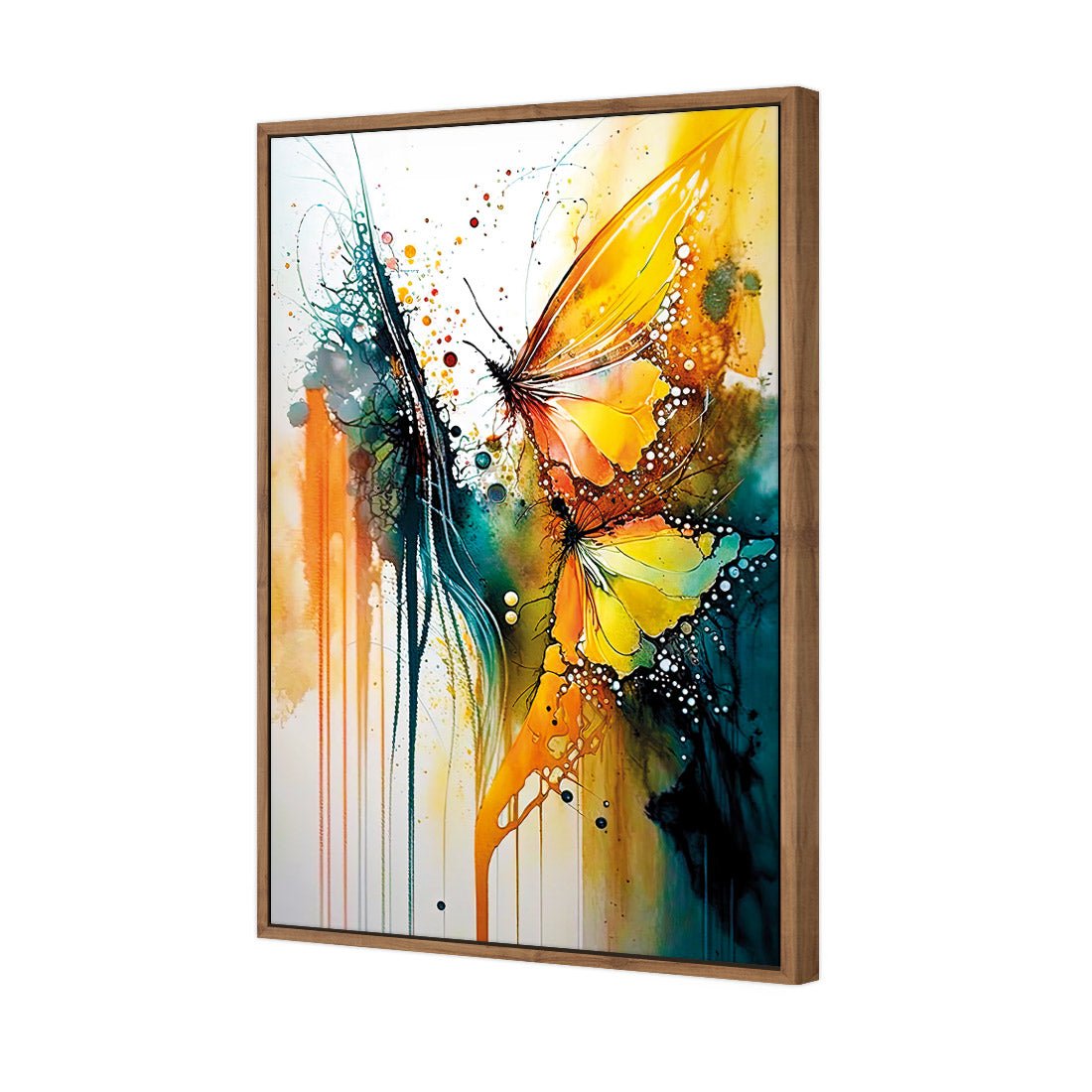 Abstract Butterflies - Wall Art Designs - WB_100600_AR_V CAF_CP - MPY - 260 - M - S - S_45x30_S - 1550 - NAT