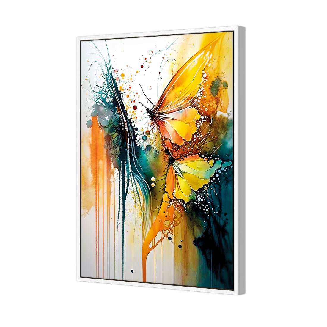 Abstract Butterflies - Wall Art Designs - WB_100600_AR_V CAF_CP - MPY - 260 - M - S - S_45x30_S - 1550 - WHT