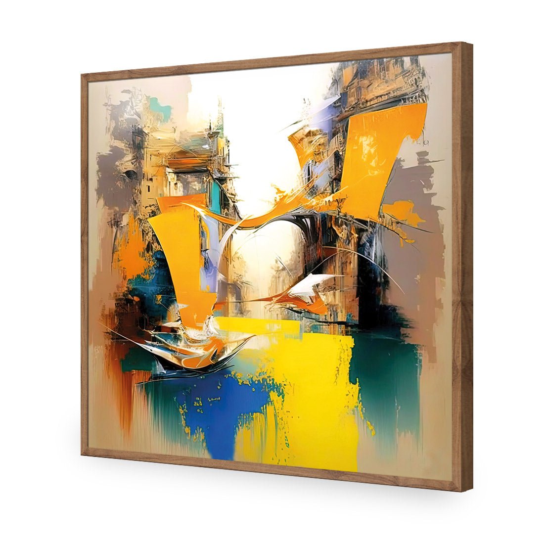 Abstract Canal I - Wall Art Designs - WB_100313_AS_Q CAF_AP - 030 - EDG_37x37_S - 2538 - NAT