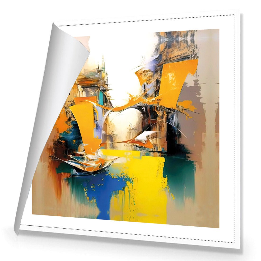 Abstract Canal I - Wall Art Designs - WB_100313_AS_Q CAF_CP - MPY - 260 - M - R_37x37_NONE