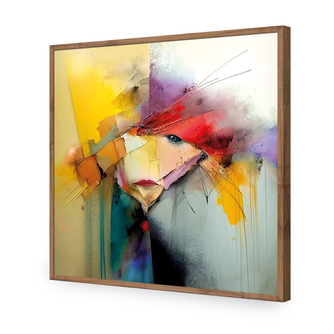 Abstract Emoji I - Wall Art Designs - WB_100905_AS_Q CAF_AP - 030 - EDG_37x37_S - 2538 - NAT