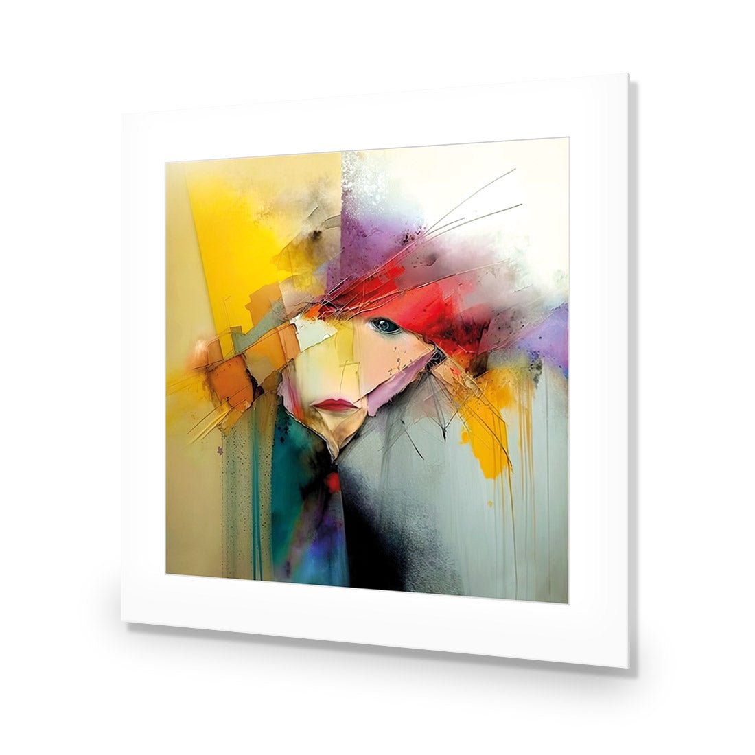 Abstract Emoji I - Wall Art Designs - WB_100905_AS_Q CAF_AP - 030 - MAT_37x37_NONE