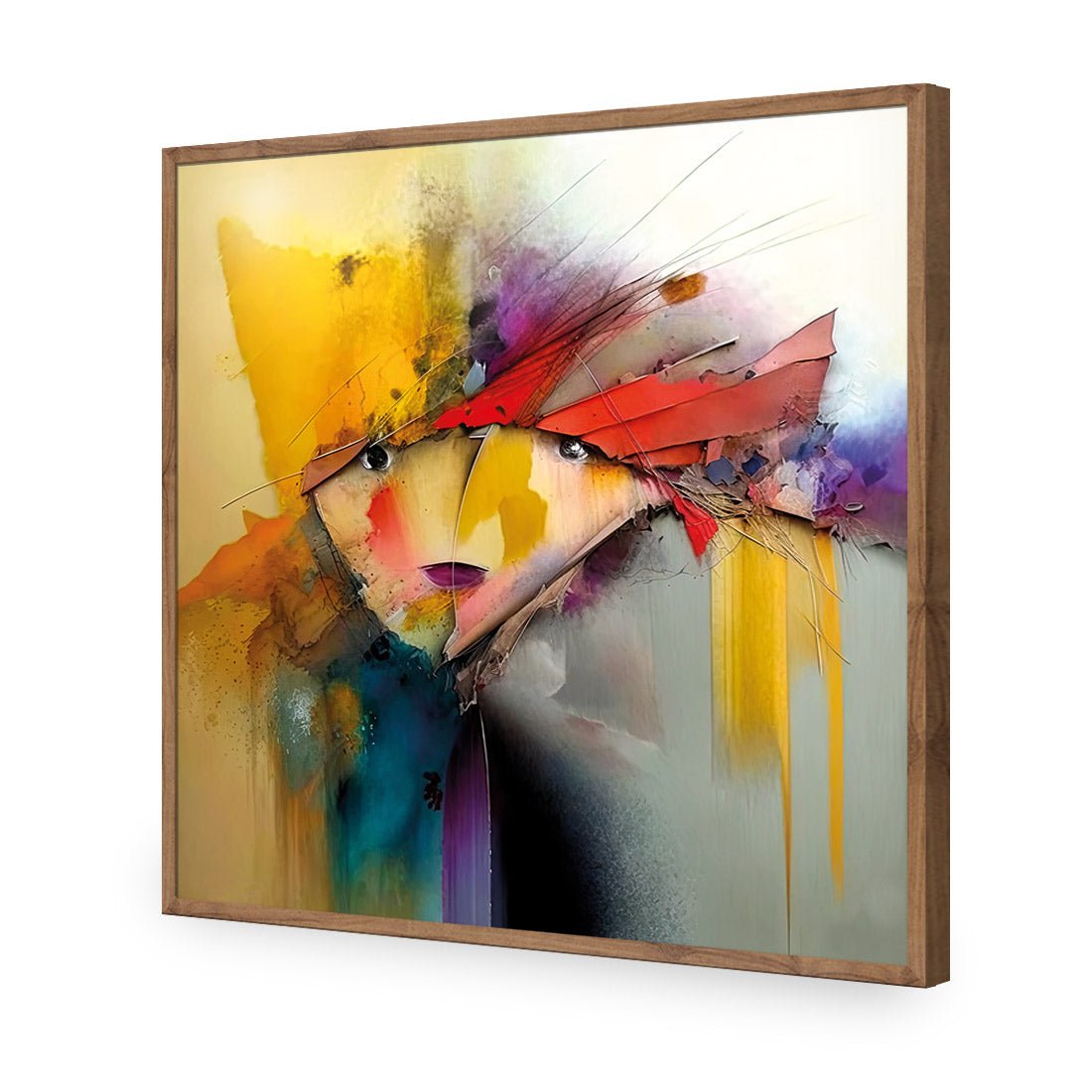 Abstract Emoji II - Wall Art Designs - WB_100913_AS_Q CAF_AP - 030 - EDG_37x37_S - 2538 - NAT