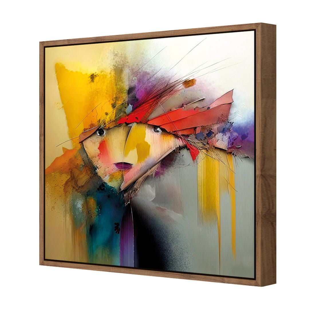 Abstract Emoji II - Wall Art Designs - WB_100913_AS_Q CAF_CP - MPY - 260 - M - S - S_37x37_S - 1550 - NAT