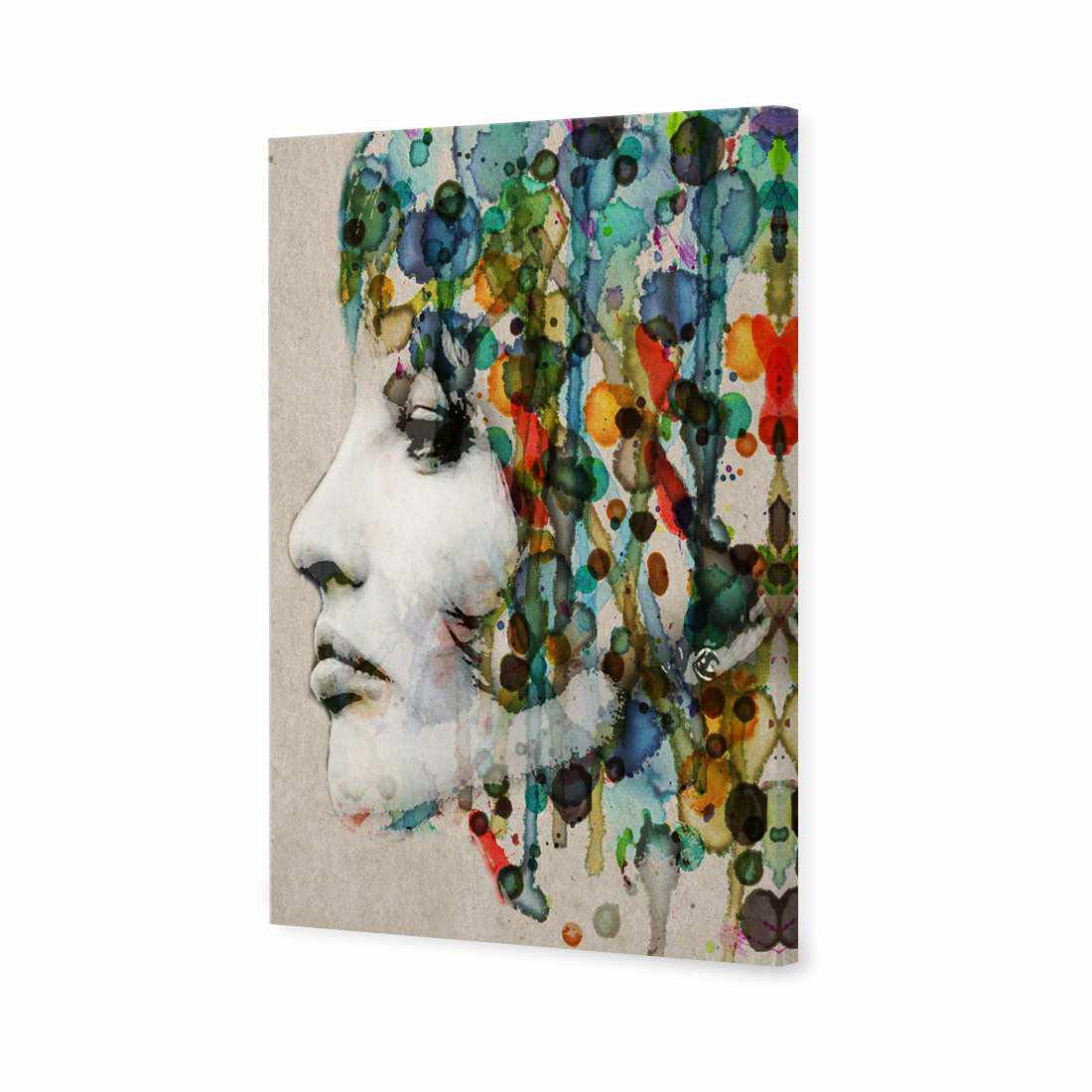 Abstract Hair Canvas Art - Wall Art Designs - 1475_AR_V WAD_CP - MPY - 260 - M - S - S_45x30_NONE