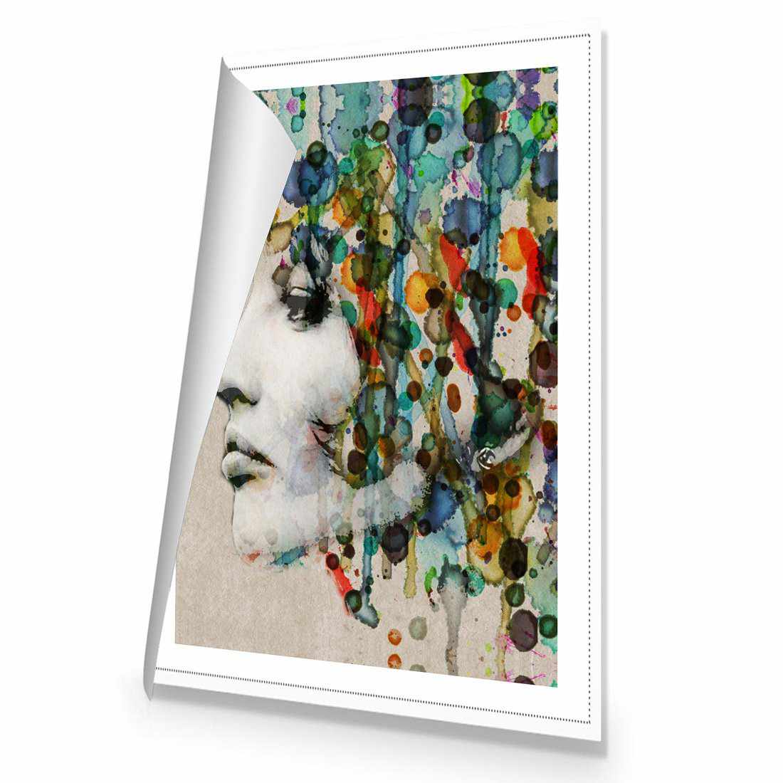 Abstract Hair Canvas Art - Wall Art Designs - 1475_AR_V WAD_CP - MPY - 260 - M - R_45x30_NONE