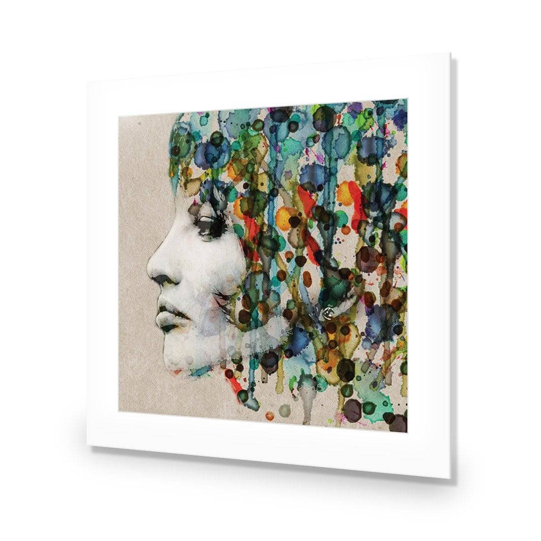 Abstract Hair, Square Acrylic Glass Art - Wall Art Designs - 1475_AS_Q WAD_AP - 030 - MAT_37x37_NONE