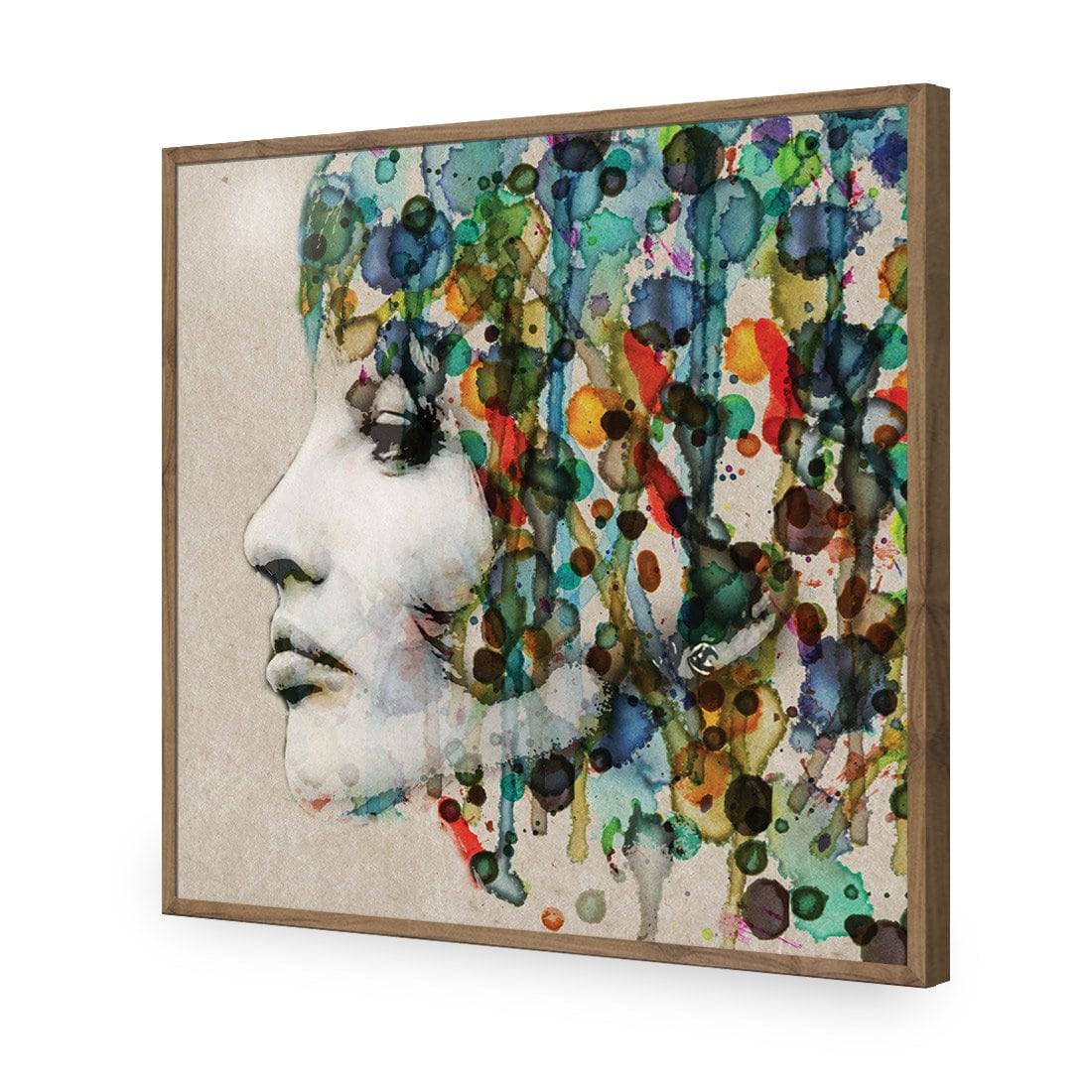 Abstract Hair, Square Acrylic Glass Art - Wall Art Designs - 1475_AS_Q WAD_AP - 030 - EDG_37x37_S - 2538 - NAT