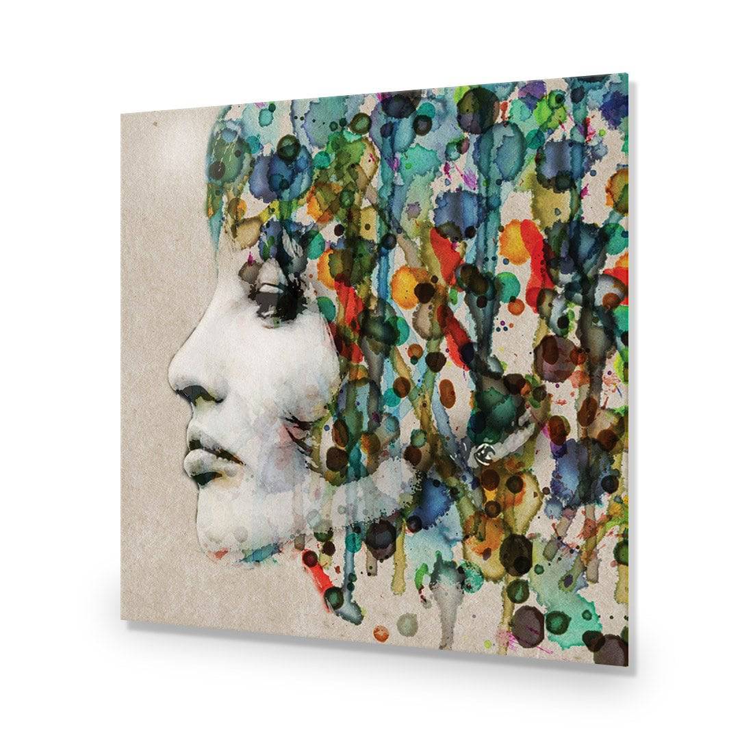 Abstract Hair, Square Acrylic Glass Art - Wall Art Designs - 1475_AS_Q WAD_AP - 030 - EDG_37x37_NONE