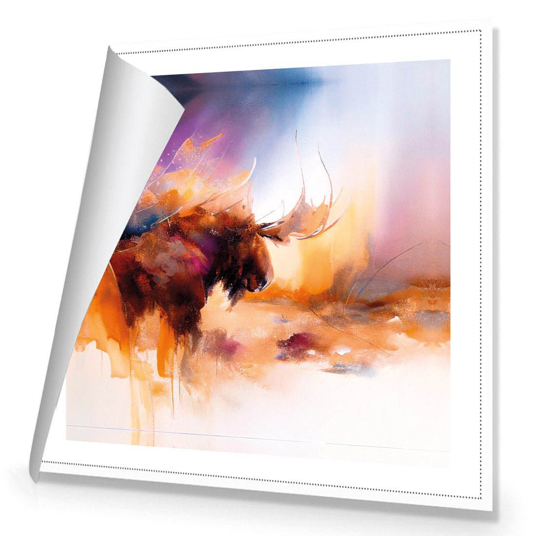 Abstract Moose I - Wall Art Designs - WB_100713_AS_Q CAF_CP - MPY - 260 - M - R_37x37_NONE