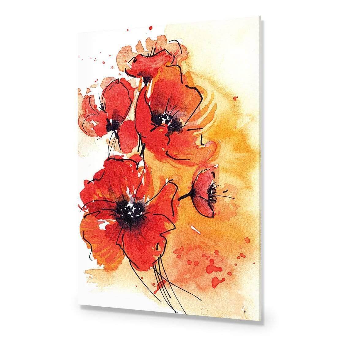 Abstract Poppies - Wall Art Designs - 1224_AR_V WAD_AP - 030 - EDG_45x30_NONE