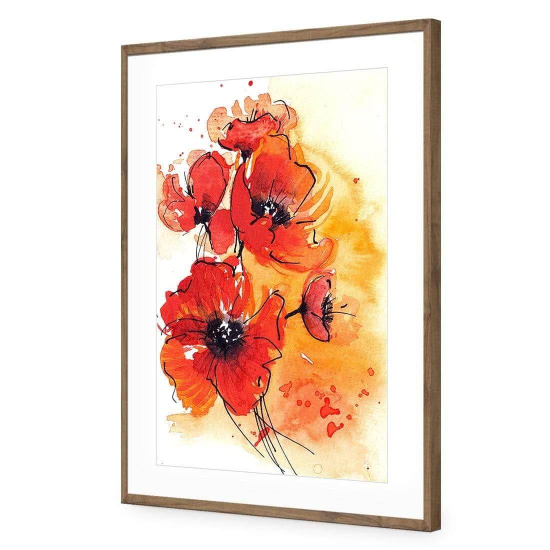 Abstract Poppies - Wall Art Designs - 1224_AR_V WAD_AP - 030 - MAT_45x30_S - 2538 - NAT