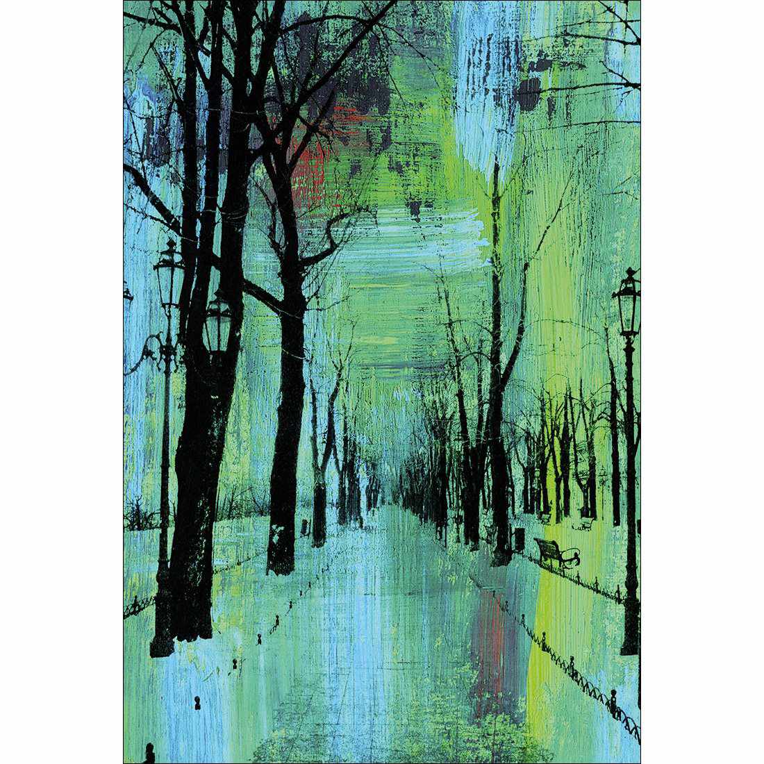 Abstract Road Canvas Art - Wall Art Designs - 725_AR_V WAD_CP - MPY - 260 - M - S - S_45x30_NONE