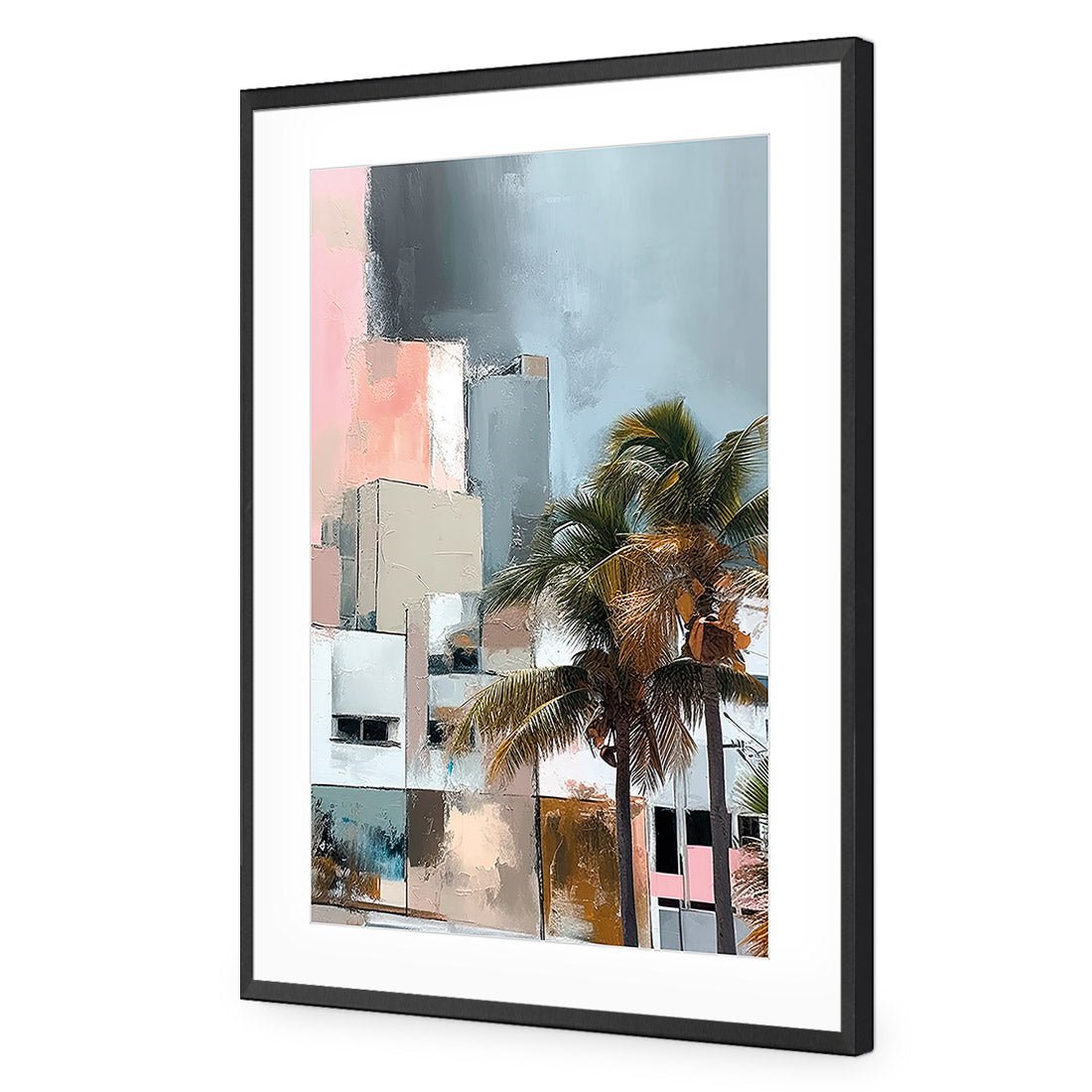 Abstract Skyline I - Wall Art Designs - WH_1164_AR_V CAF_AP - 030 - MAT_45x30_S - 2538 - BLK