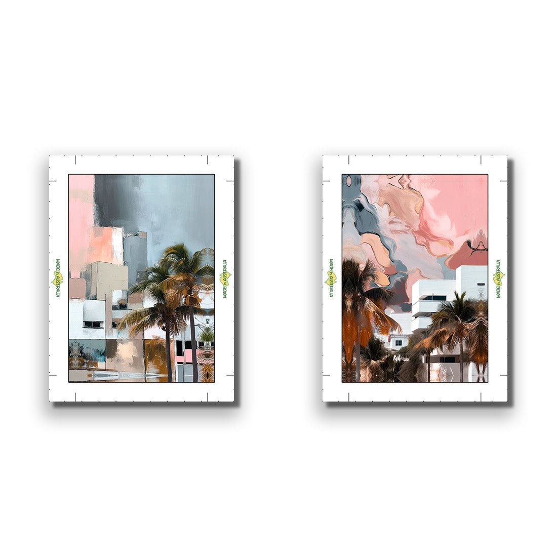 Abstract Skyline Perfect Pair - Wall Art Designs - SET2_5045_AR_V WAD_CP - MPY - 260 - M - R_45x30_NONE