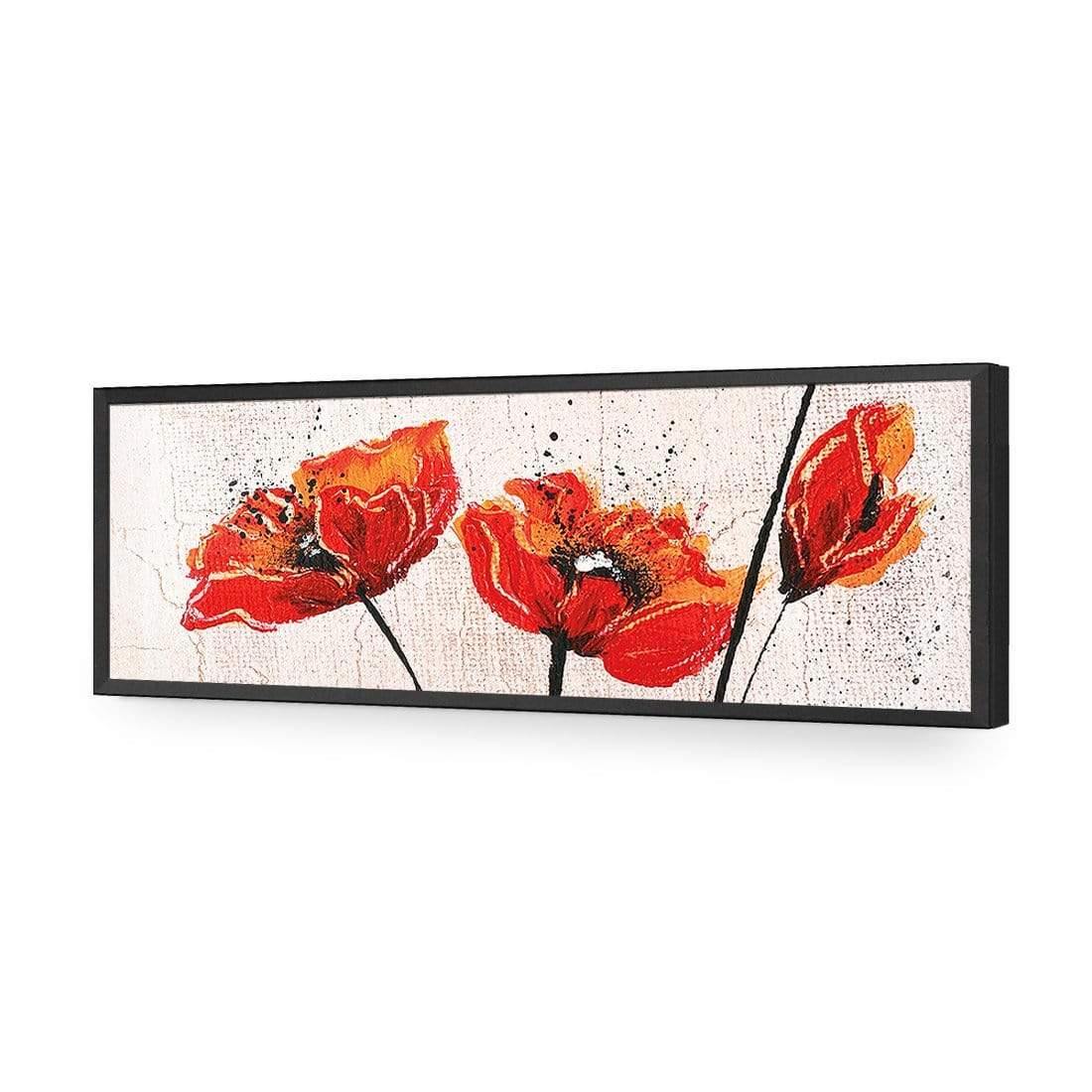 Abstract Tall Poppies (Long) - Wall Art Designs - 1226_AL_H WAD_AP - 030 - EDG_90x30_S - 2538 - BLK