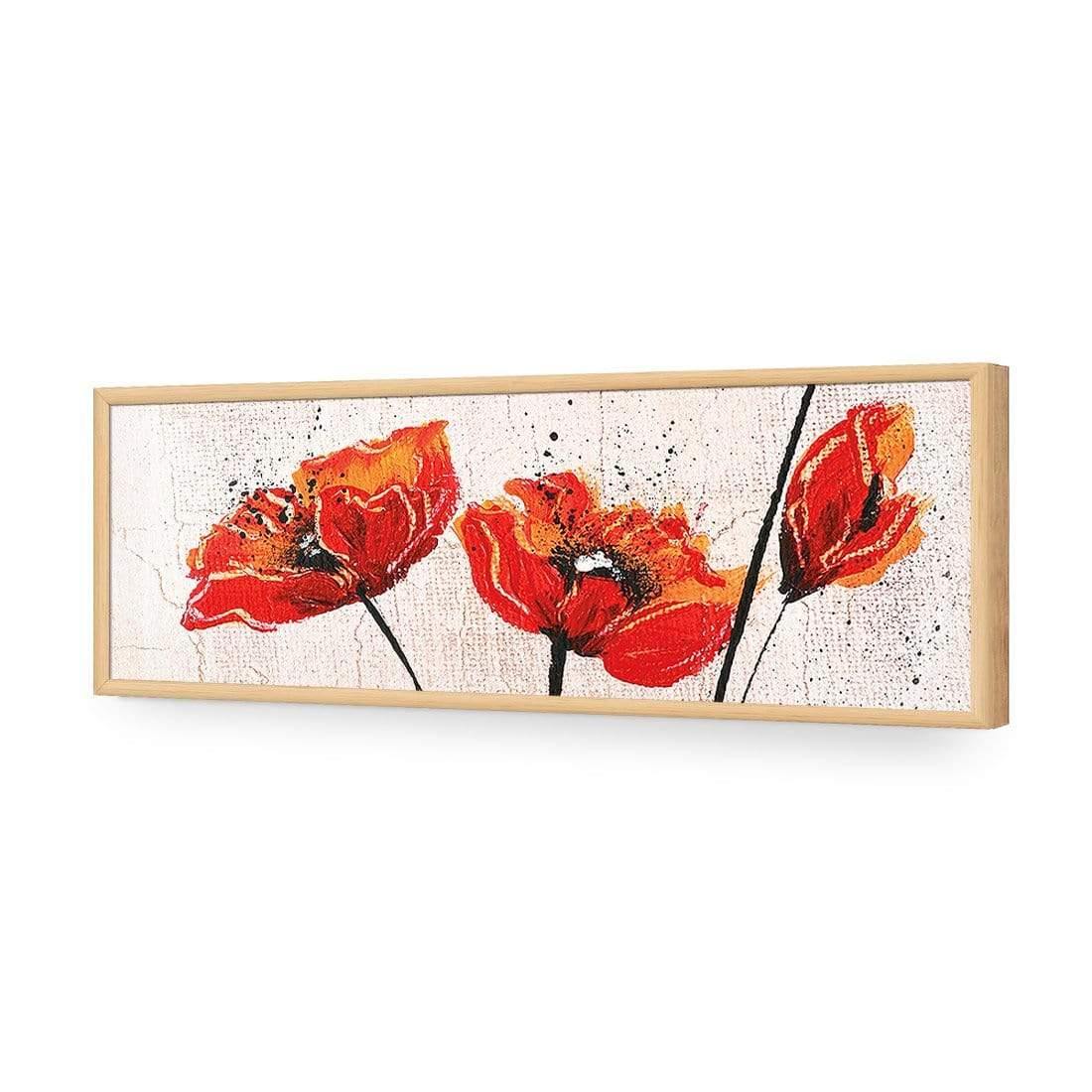 Abstract Tall Poppies (Long) - Wall Art Designs - 1226_AL_H WAD_AP - 030 - EDG_90x30_S - 2538 - OAK