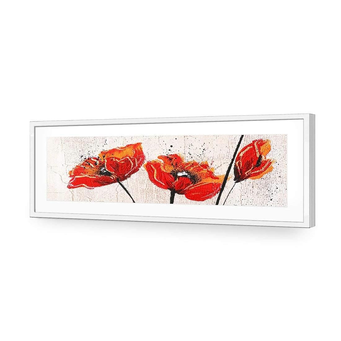 Abstract Tall Poppies (Long) - Wall Art Designs - 1226_AL_H WAD_AP - 030 - MAT_90x30_S - 2538 - WHT