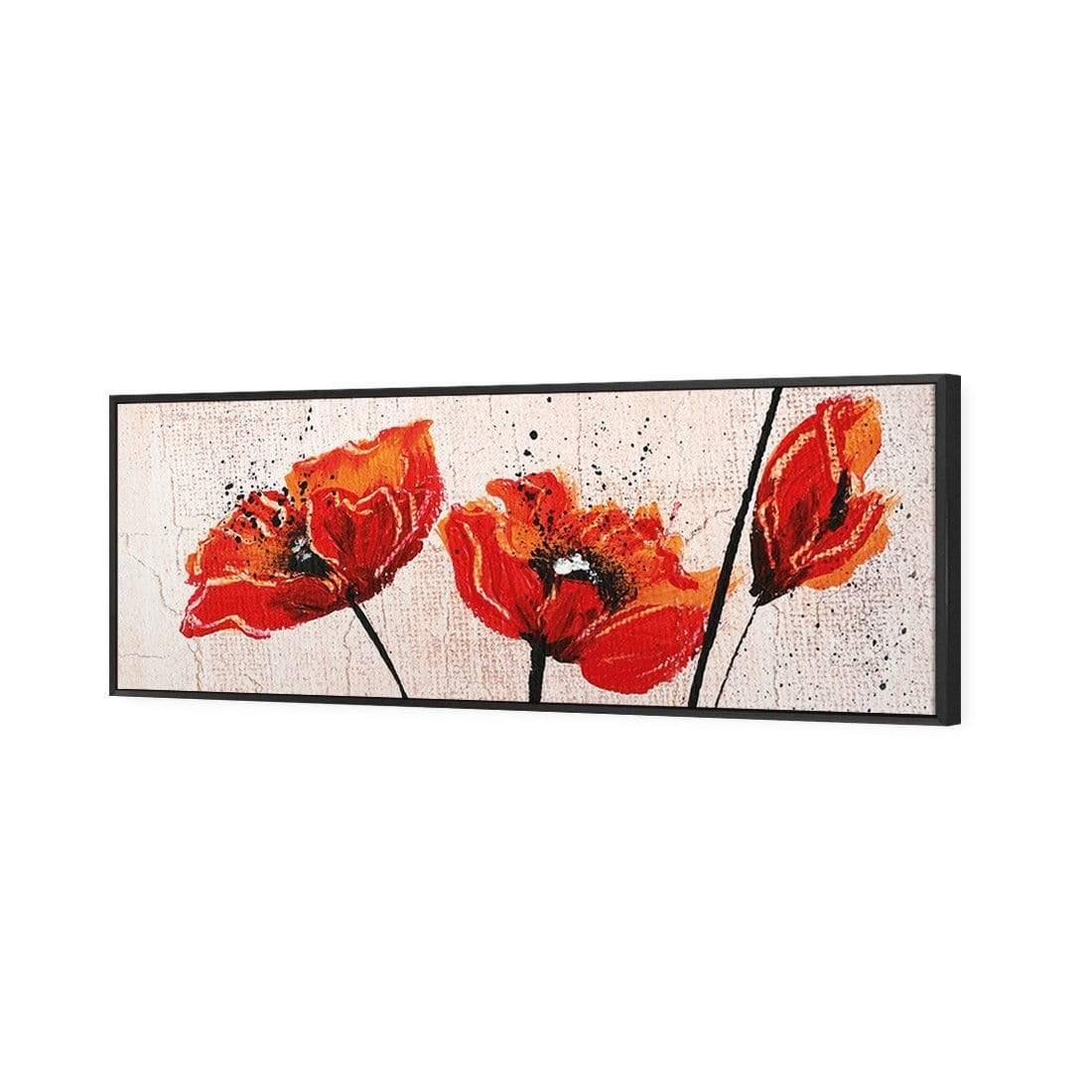 Abstract Tall Poppies (Long) - Wall Art Designs - 1226_AL_H WAD_CP - MPY - 260 - M - S - S_60x20_S - 1550 - BLK