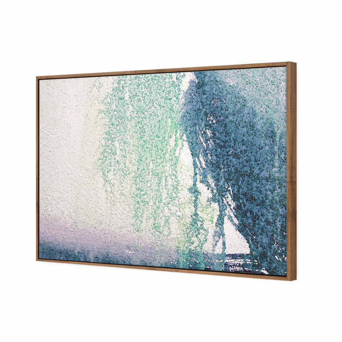 Abstract Waterfall | Standard Canvas | Floating Frame | Natural