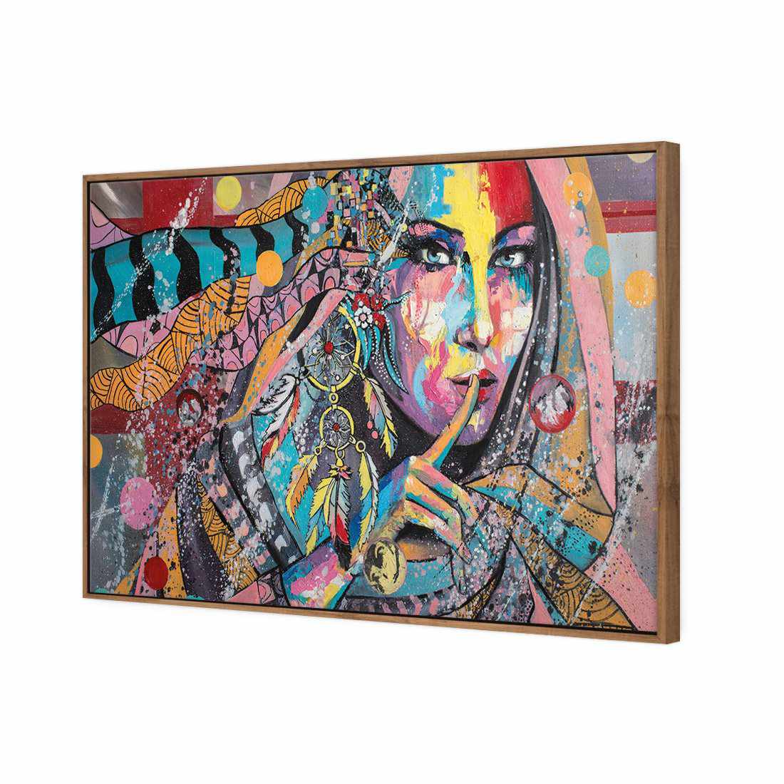 African Secret, Rectangle Canvas Art - Wall Art Designs - 3148_AR_H WAD_CP - MPY - 260 - M - S - S_45x30_S - 1550 - NAT