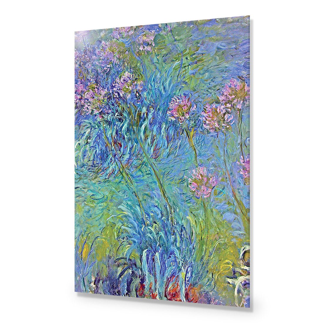 Agapanthus by Monet Acrylic Glass Art - Wall Art Designs - 1043_AR_V WAD_AP - 030 - EDG_45x30_NONE_ART