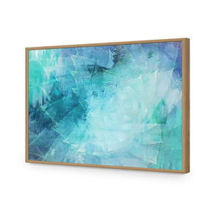 Agave Illusions | Standard Acrylic | Flat Frame No Border | Oak