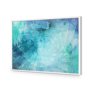 Agave Illusions | Standard Acrylic | Flat Frame No Border | White
