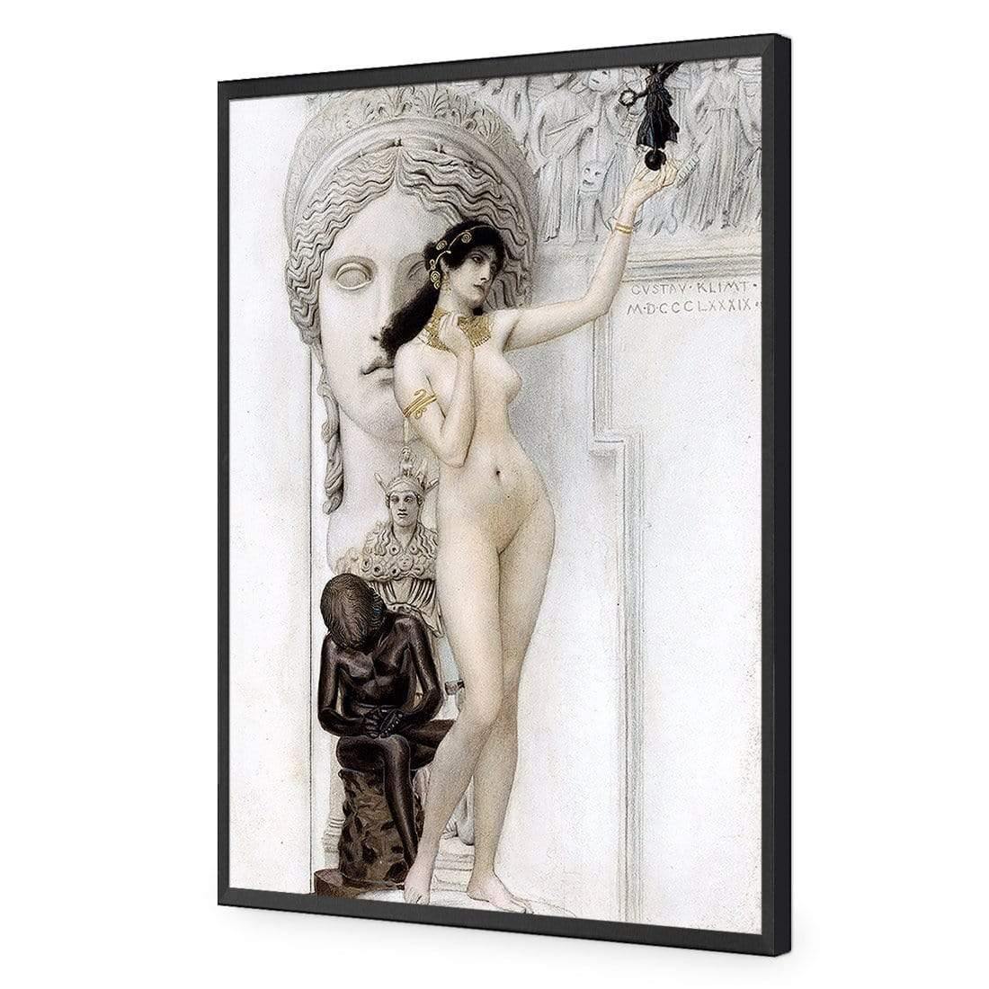 Allegory of Sculpture By Gustav Klimt - Wall Art Designs - 3431_AR_V WAD_AP - 030 - EDG_45x30_S - 2538 - BLK