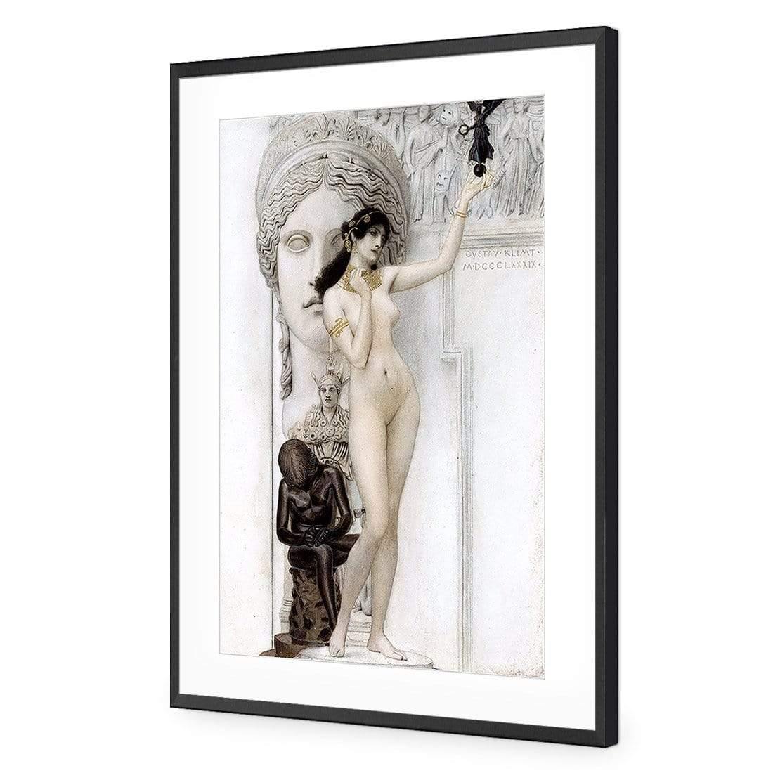 Allegory of Sculpture By Gustav Klimt - Wall Art Designs - 3431_AR_V WAD_AP - 030 - MAT_45x30_S - 2538 - BLK