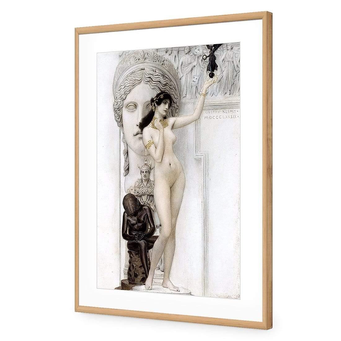 Allegory of Sculpture By Gustav Klimt - Wall Art Designs - 3431_AR_V WAD_AP - 030 - MAT_45x30_S - 2538 - OAK