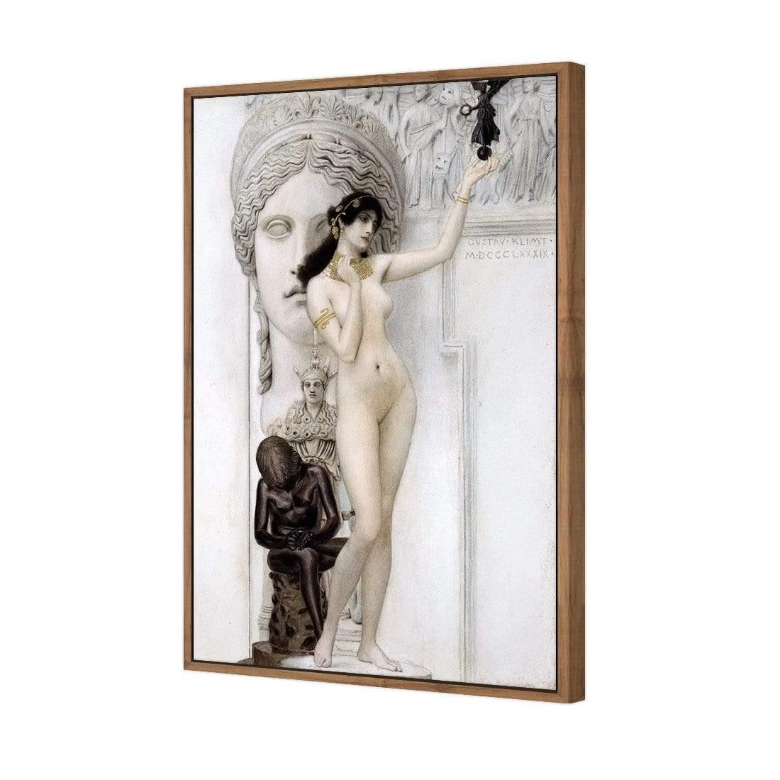 Allegory of Sculpture By Gustav Klimt - Wall Art Designs - 3431_AR_V WAD_CP - MPY - 260 - M - S - S_45x30_S - 1550 - NAT