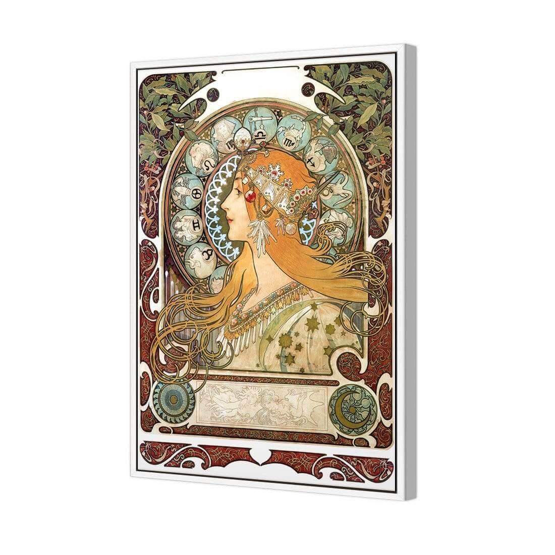 Alphonse Mucha - Zodiac - Wall Art Designs - 3834_AR_V WAD_CP - MPY - 260 - M - S - S_45x30_S - 1550 - WHT