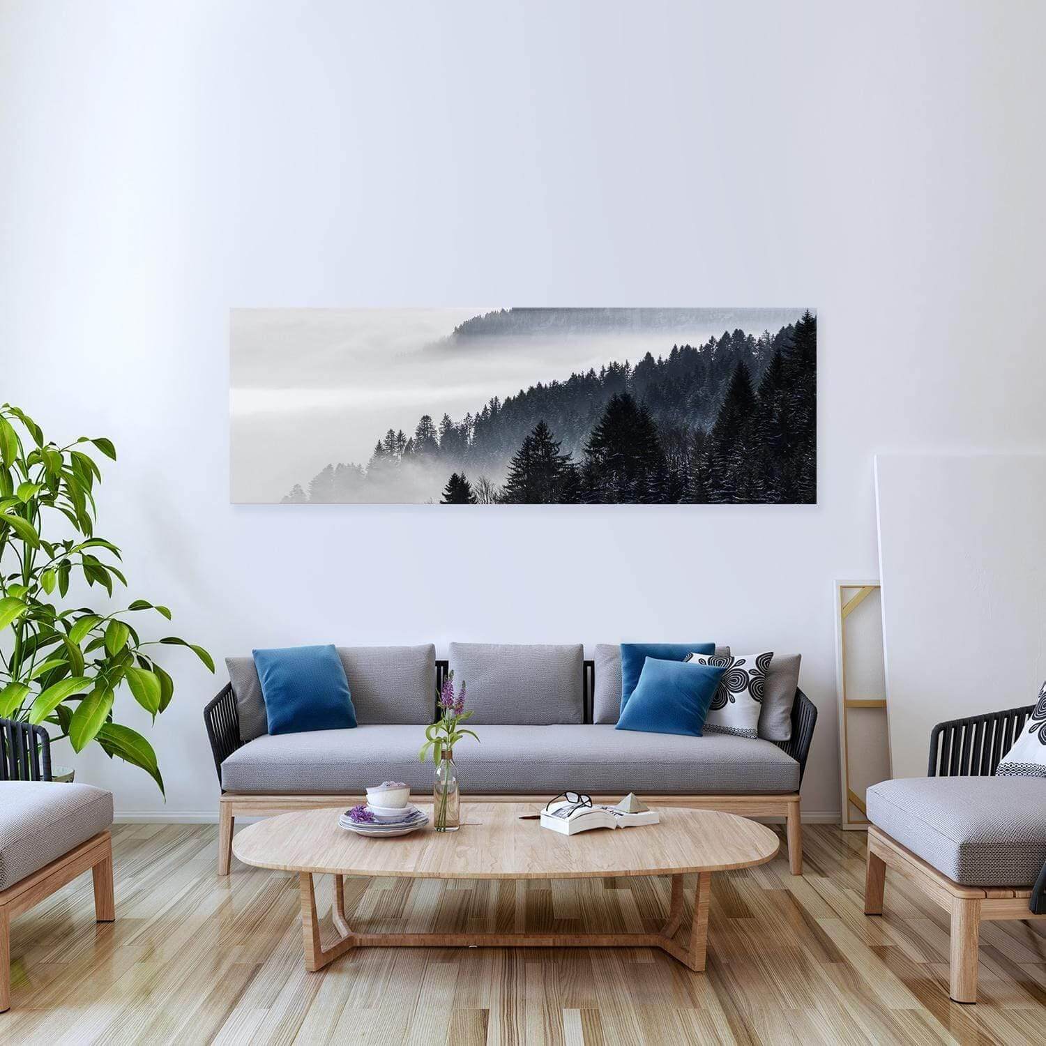 Alpine Conifer Mist (Long) - Wall Art Designs - 3121_AL_H WAD_CP - MPY - 260 - M - S - S_60x20_NONE