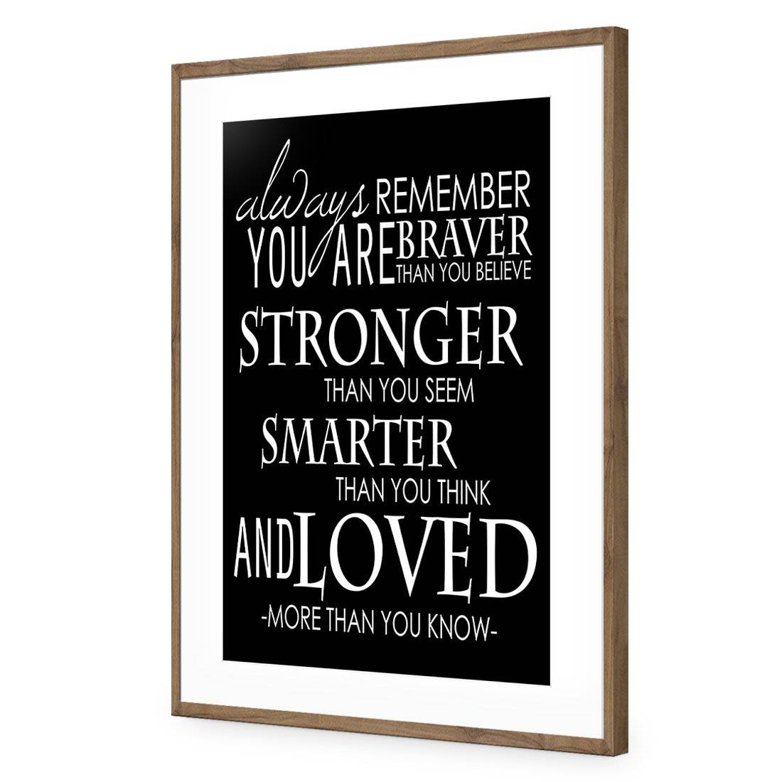 Always Remember, B&W Acrylic Glass Art - Wall Art Designs - 2040_BR_V WAD_AP - 030 - MAT_45x30_S - 2538 - NAT