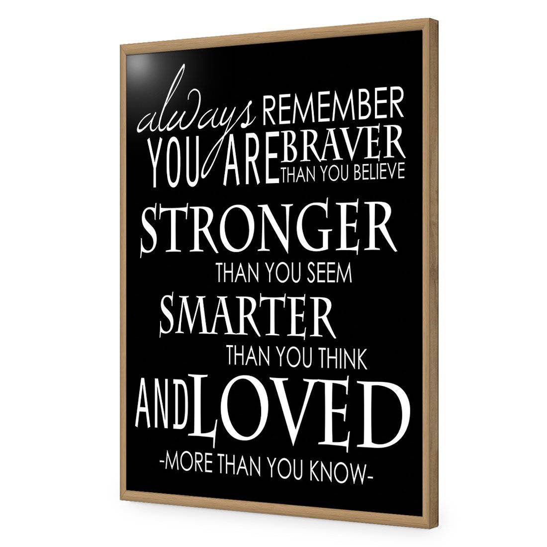 Always Remember, B&W Acrylic Glass Art - Wall Art Designs - 2040_BR_V WAD_AP - 030 - EDG_45x30_S - 2538 - OAK