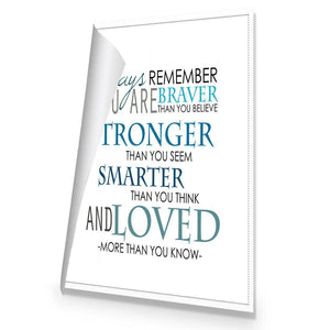 Always Remember | Standard Canvas | No Frame | Rolled Canvas