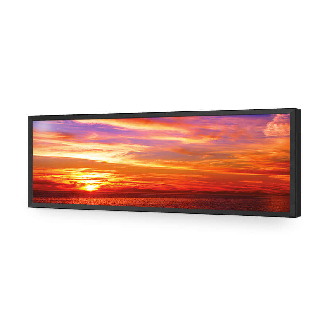 Amazing Sunset (long) - Wall Art Designs - 1508_AL_H WAD_AP - 030 - EDG_90x30_S - 2538 - BLK