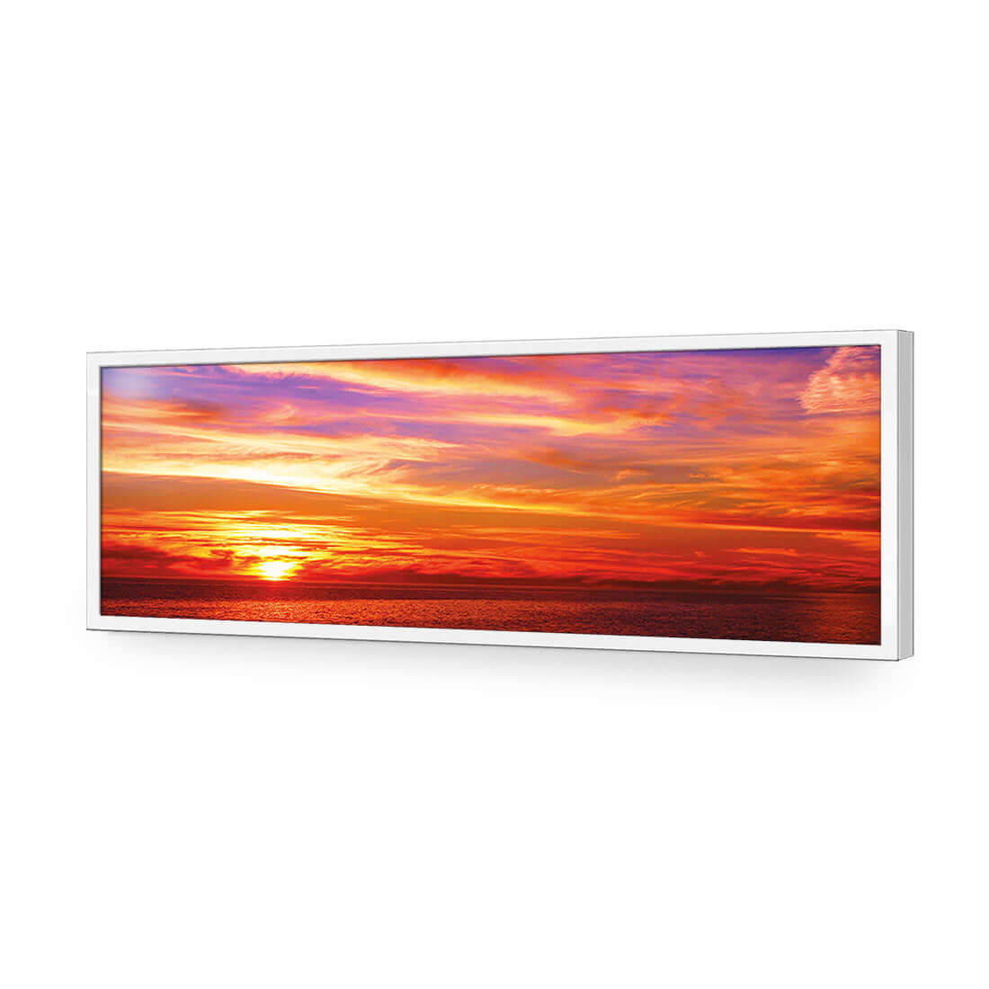 Amazing Sunset (long) - Wall Art Designs - 1508_AL_H WAD_AP - 030 - EDG_90x30_S - 2538 - WHT