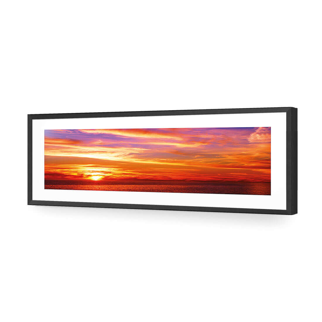 Amazing Sunset (long) - Wall Art Designs - 1508_AL_H WAD_AP - 030 - MAT_90x30_S - 2538 - BLK