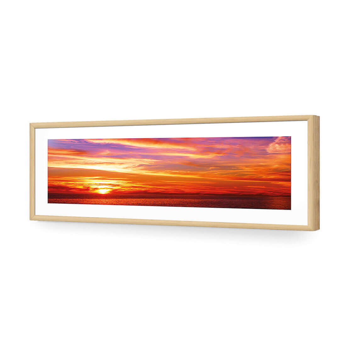 Amazing Sunset (long) - Wall Art Designs - 1508_AL_H WAD_AP - 030 - MAT_90x30_S - 2538 - OAK