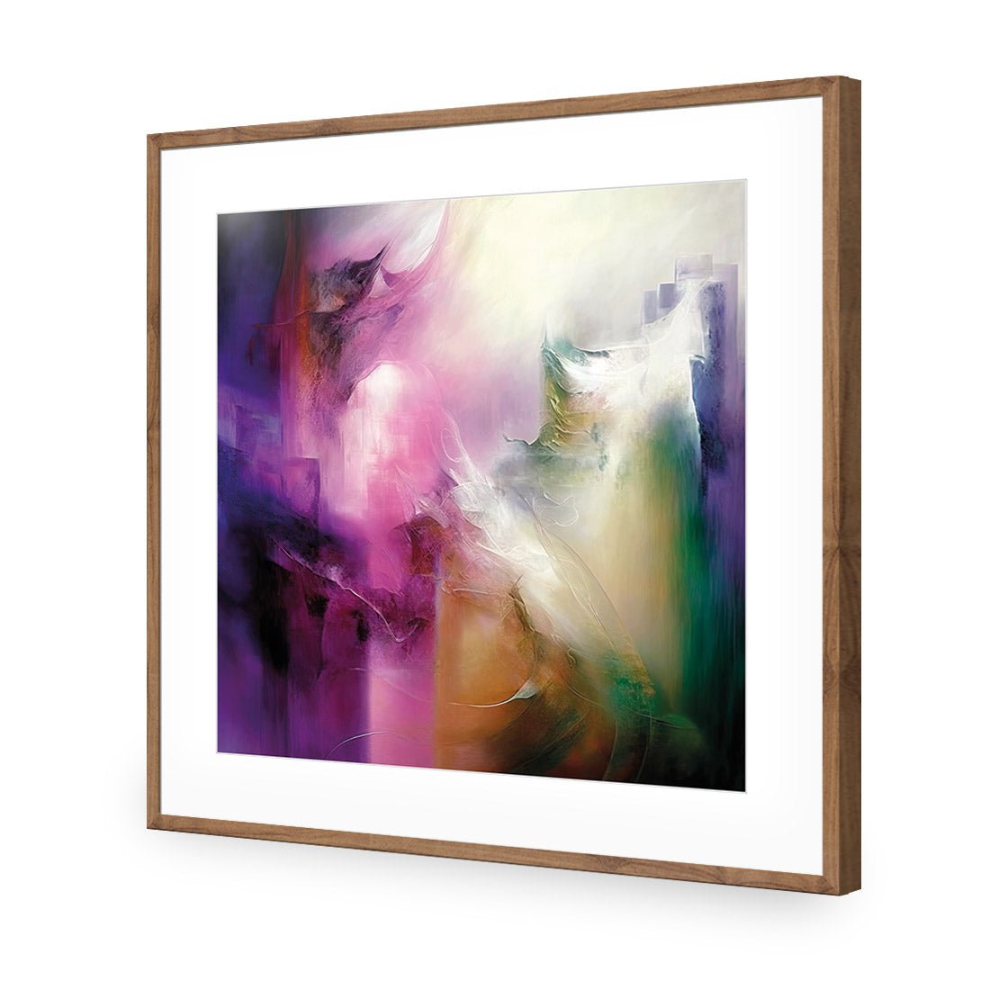 Amethyst Emerald Collision - Wall Art Designs - WB_100636_AS_Q CAF_AP - 030 - MAT_37x37_S - 2538 - NAT