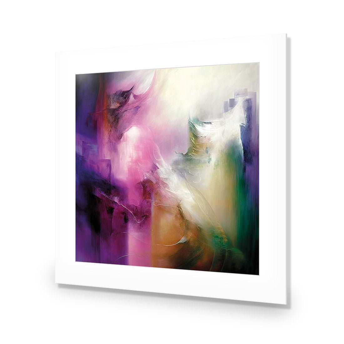 Amethyst Emerald Collision - Wall Art Designs - WB_100636_AS_Q CAF_AP - 030 - MAT_37x37_NONE