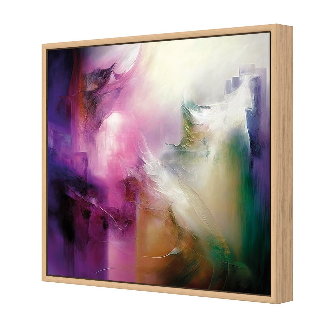 Amethyst Emerald Collision - Wall Art Designs - WB_100636_AS_Q CAF_CP - MPY - 260 - M - S - S_37x37_S - 1550 - OAK