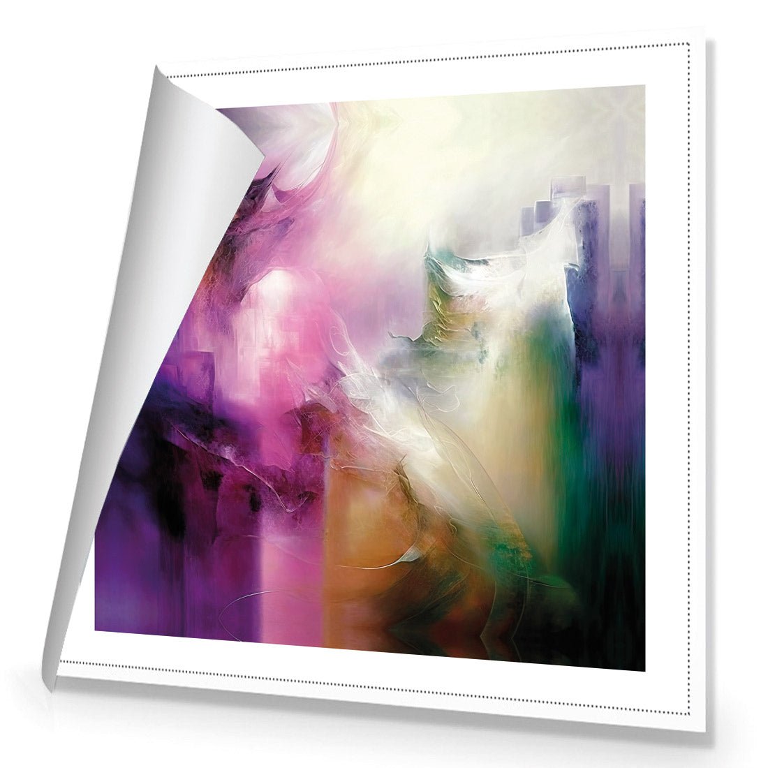 Amethyst Emerald Collision - Wall Art Designs - WB_100636_AS_Q CAF_CP - MPY - 260 - M - R_37x37_NONE