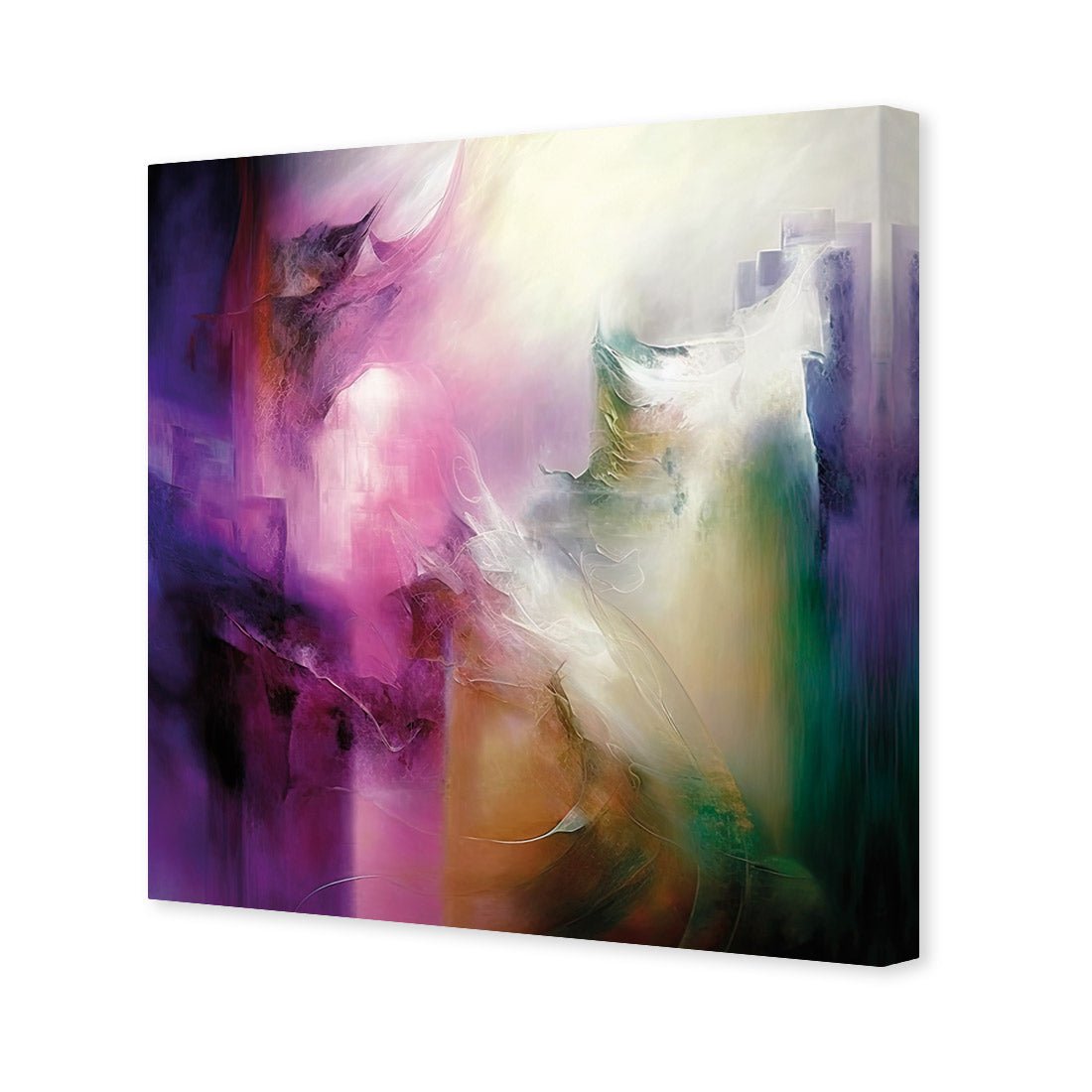 Amethyst Emerald Collision - Wall Art Designs - WB_100636_AS_Q CAF_CP - MPY - 260 - M - S - S_37x37_NONE