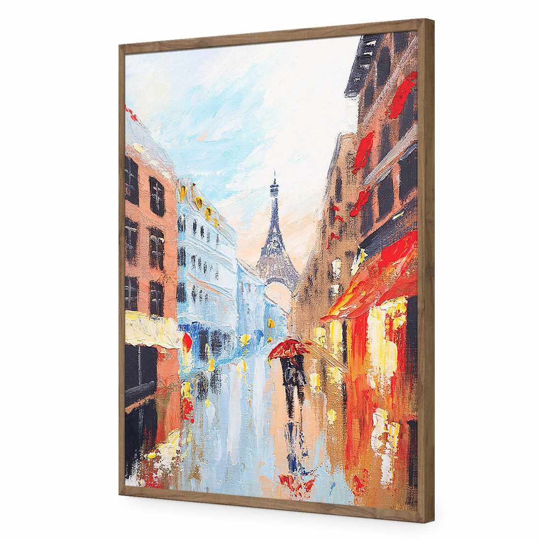 Amour En Pluie | Classic Acrylic | Flat Frame No Border | Natural