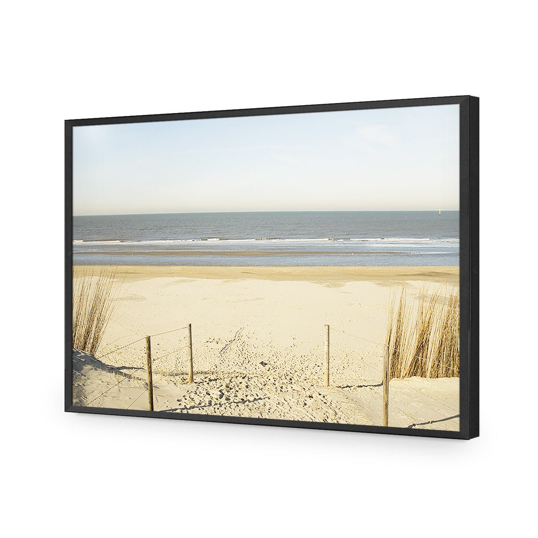 An Empty Beach - Wall Art Designs - 801_AR_H WAD_AP - 030 - EDG_45x30_S - 2538 - BLK