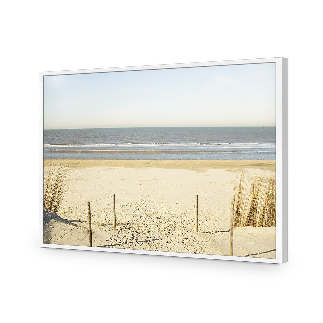 An Empty Beach - Wall Art Designs - 801_AR_H WAD_AP - 030 - EDG_45x30_S - 2538 - WHT